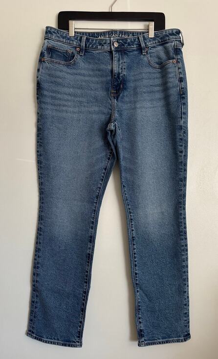 American Eagle Outfitters Denim - Mid Wash American Eagle High Rise Stretch Skinny Jeans 14R
